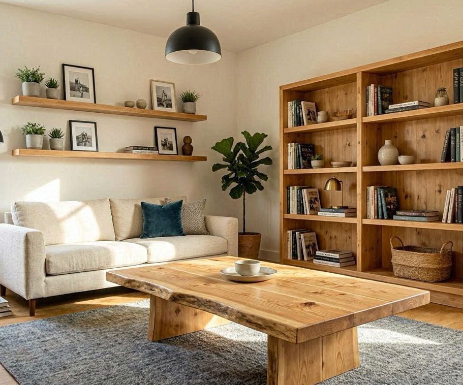 live edge coffee table flat legs
